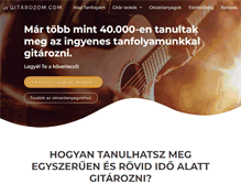 Tablet Screenshot of gitaregyetem.hu
